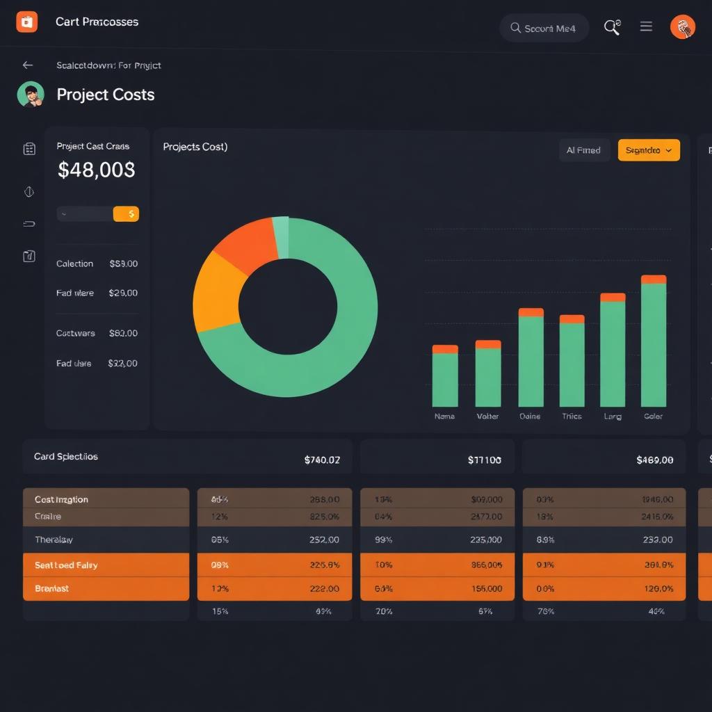 Estimator — Quantities and costs, auto-synced. 4