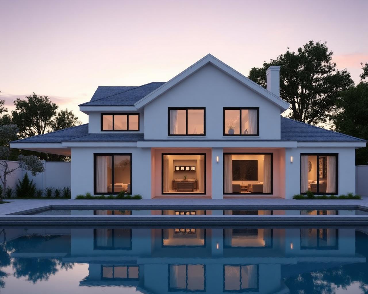 Exterior Renders — Three photoreal exteriors per scheme. 11