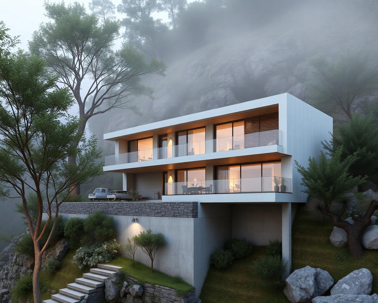 Exterior Renders — Three photoreal exteriors per scheme. 14