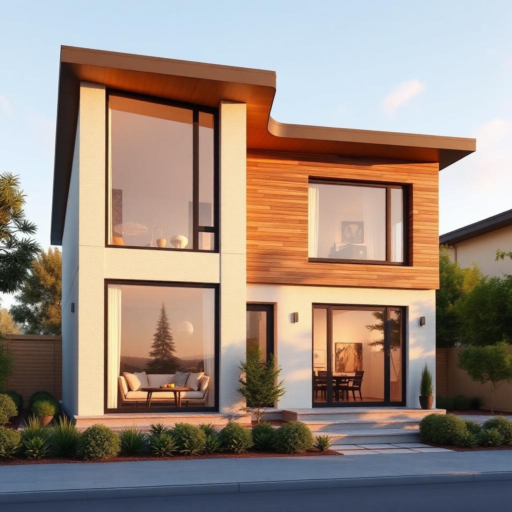 Exterior Renders — Three photoreal exteriors per scheme. 3