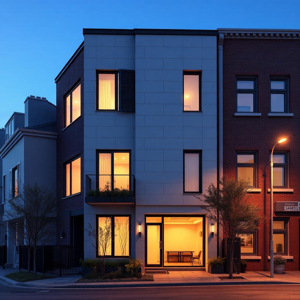 Exterior Renders — Three photoreal exteriors per scheme. 6