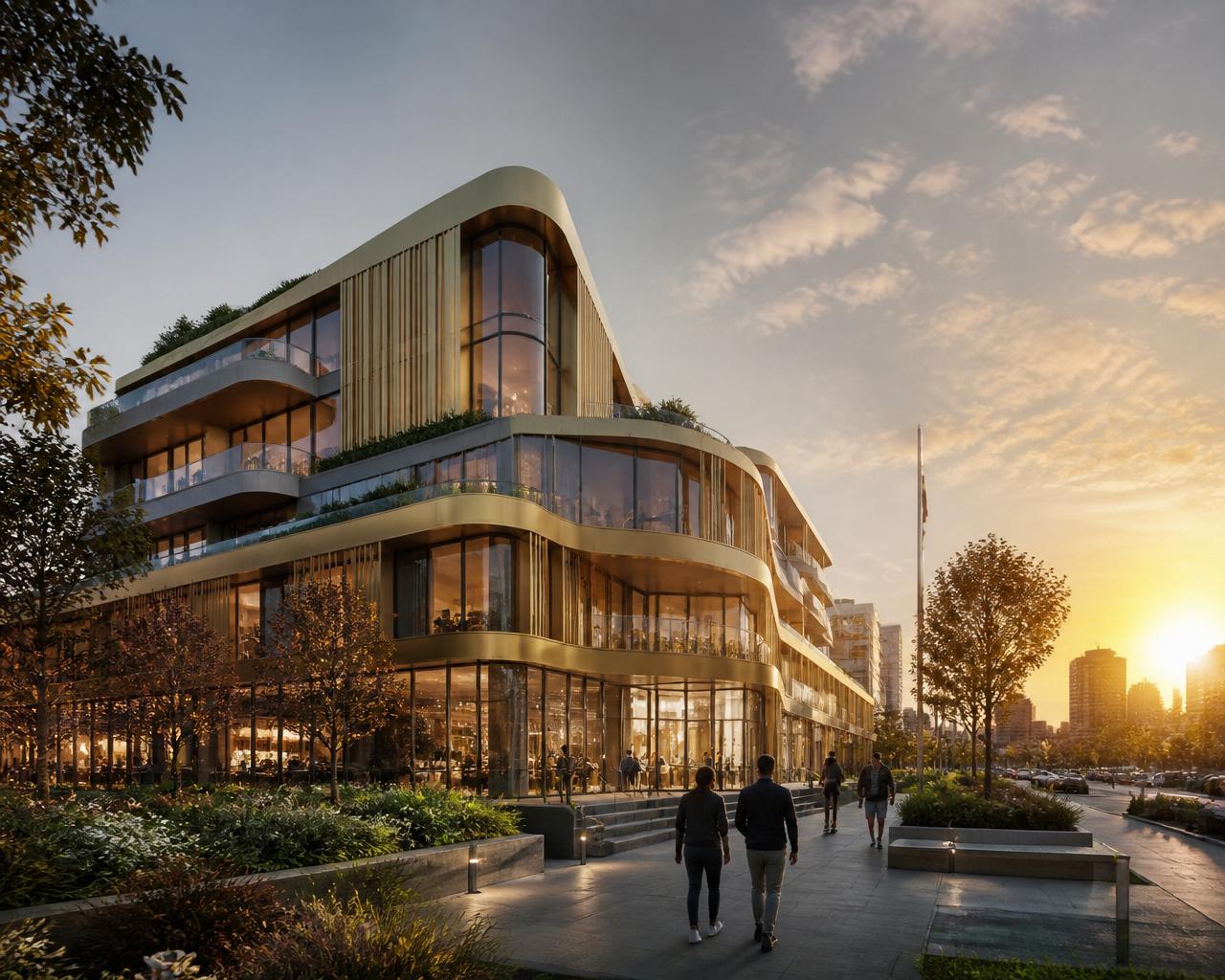 Exterior Renders — Three photoreal exteriors per scheme.